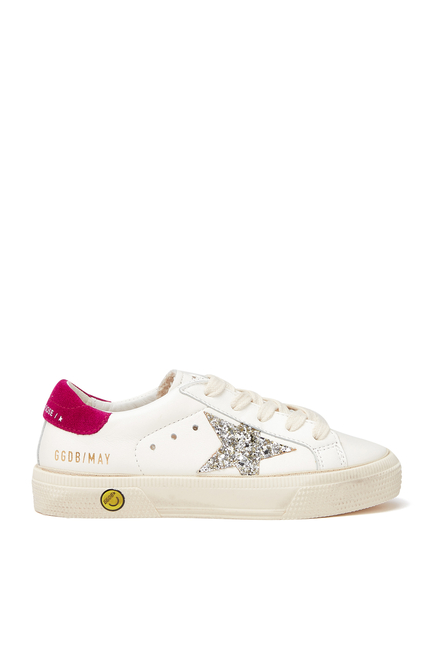 Kids May Glitter-Embellished Sneakers